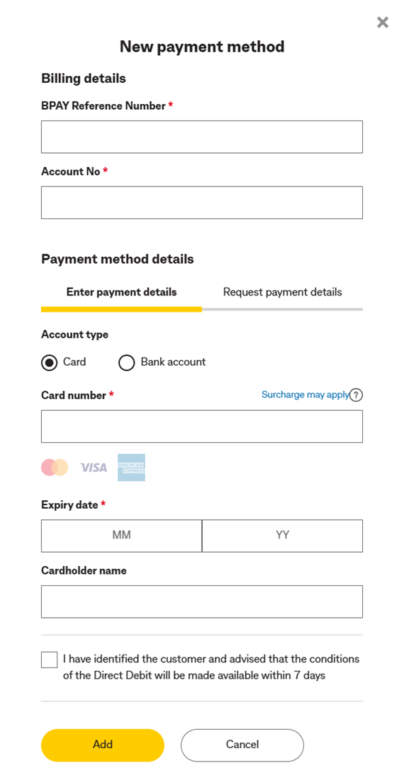 Create a new Customer Subscription – BPOINT