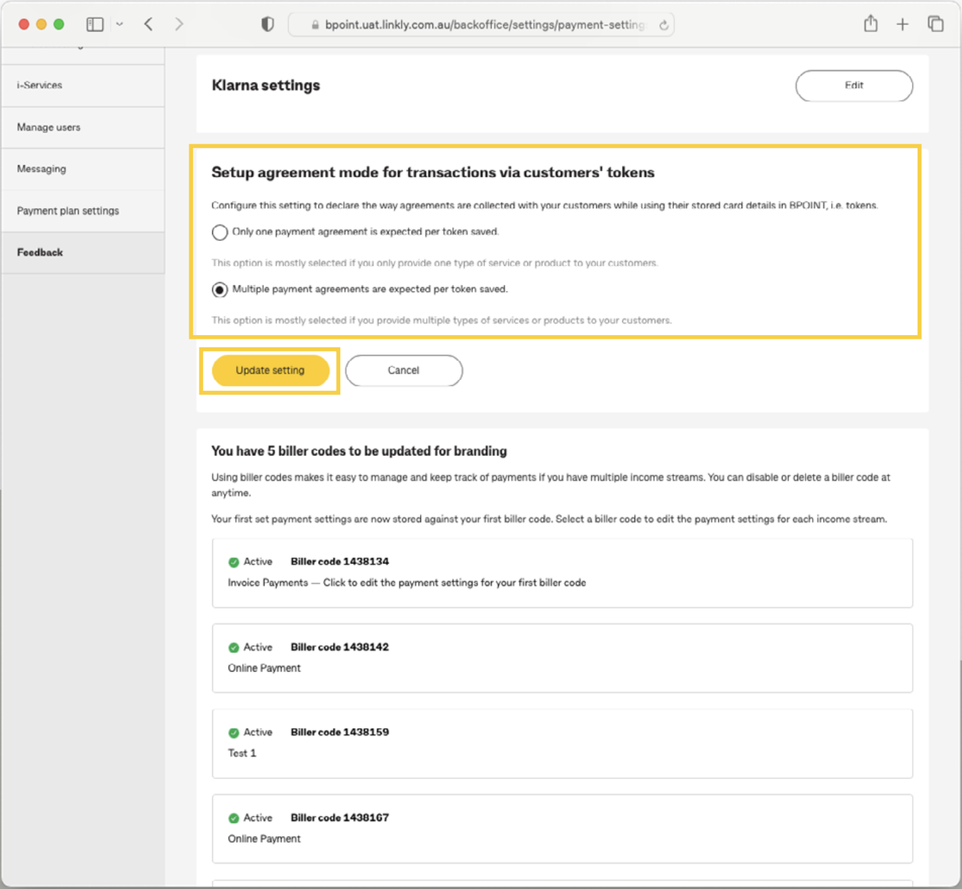 Payment Settings - How to guide – BPOINT